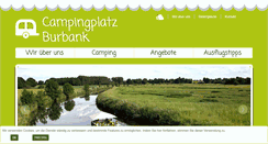 Desktop Screenshot of campingplatz-burbank.de